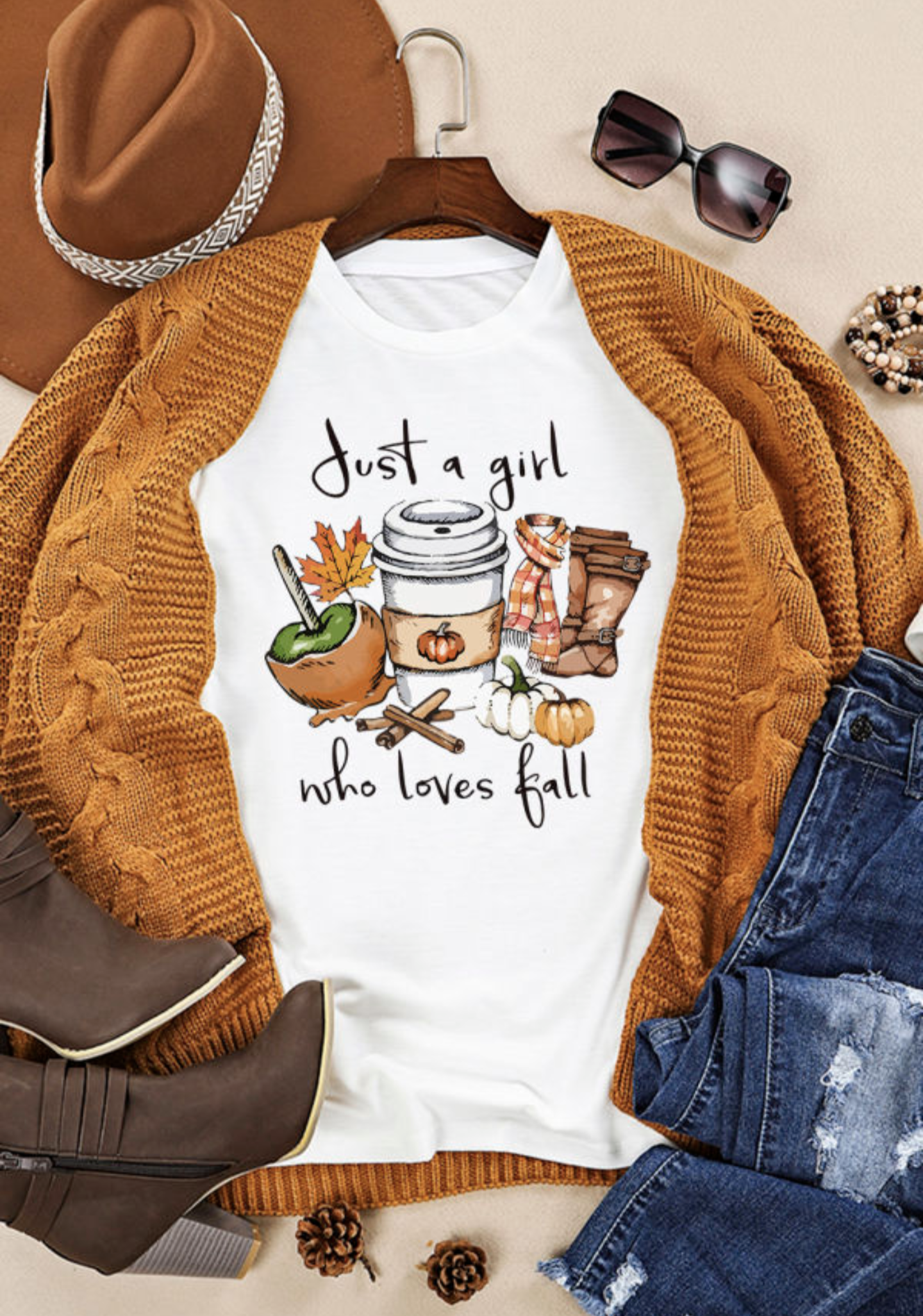 Just A Girl Who Loves Fall Tshirt