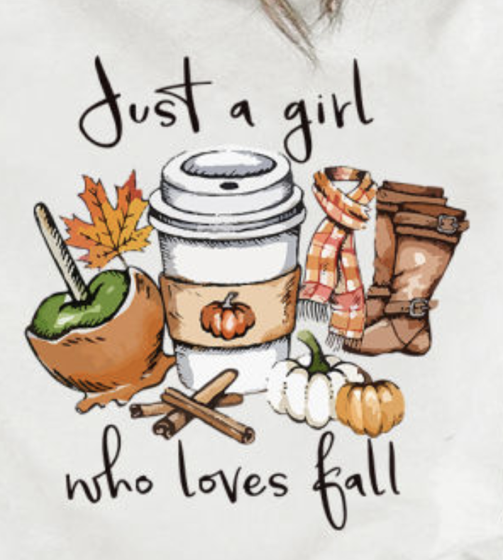 Just A Girl Who Loves Fall Tshirt